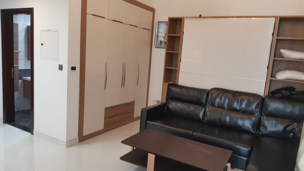 Brand New Studio l Furnished l 12 cheques l Rent