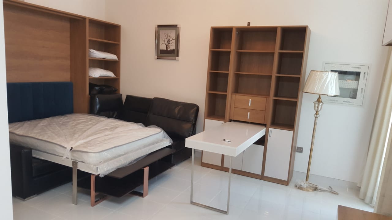 Brand New Studio l Furnished l 12 cheques l Rent